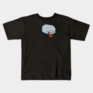 Basketball Hoop Clipart Stickers Kids T-Shirt